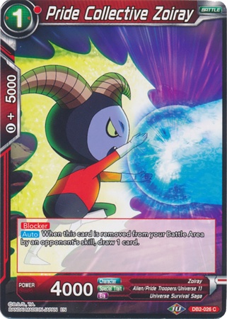 Pride Collective Zoiray DB2 026 Common Draft Box 5 Divine Multiverse Singles Pride Collective Zoiray DB2 026 Common Draft Box 5 Divine Multiverse Singles