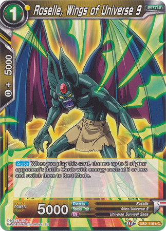 Roselle Wings of Universe 9 DB2 116 Uncommon Draft Box 5 Divine Multiverse Singles Roselle Wings of Universe 9 DB2 116 Uncommon Draft Box 5 Divine Multiverse Singles