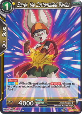 Sorrel the Cottontailed Warrior DB2 120 Common Sorrel the Cottontailed Warrior DB2 120 Common