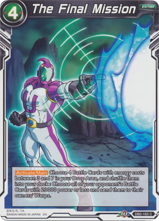 The Final Mission DB2 163 Common Draft Box 5 Divine Multiverse Singles The Final Mission DB2 163 Common Draft Box 5 Divine Multiverse Singles