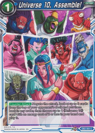Universe 10 Assemble DB2 064 Common Draft Box 5 Divine Multiverse Singles Universe 10 Assemble DB2 064 Common Draft Box 5 Divine Multiverse Singles