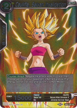 Caulifla, Saiyan Invalidation - Dragonball Super TCG | TrollAndToad