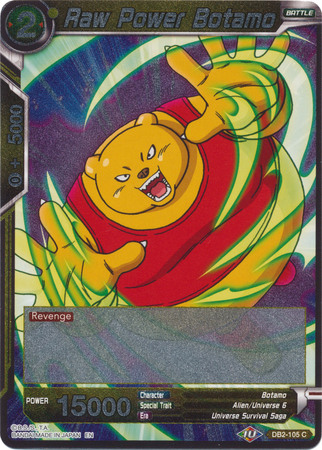 Raw Power Botamo DB2 105 Foil Common Raw Power Botamo DB2 105 Foil Common