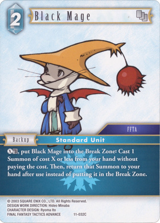 Black Mage 11 032C Common Black Mage 11 032C Common