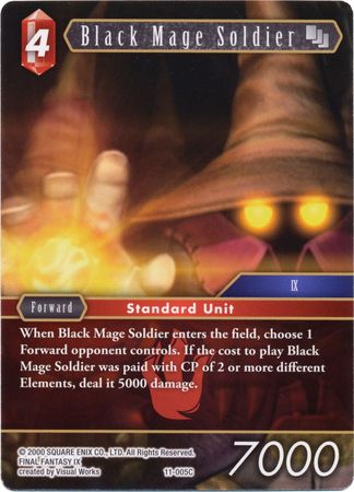 Black Mage Soldier 11 005C Common Opus XI Collection Soldier s Return Singles Black Mage Soldier 11 005C Common Opus XI Collection Soldier s Return Singles