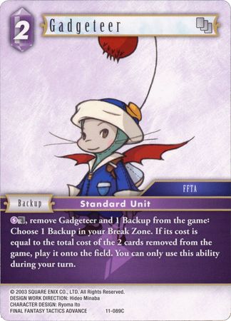 Gadgeteer 11 089C Common Opus XI Collection Soldier s Return Singles Gadgeteer 11 089C Common Opus XI Collection Soldier s Return Singles