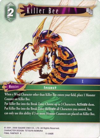 Killer Bee 11 046R Rare Killer Bee 11 046R Rare