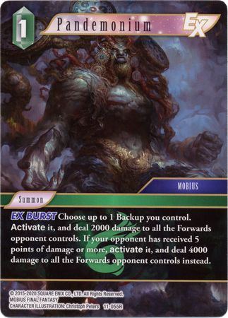 Pandemonium EX 11 055R Rare Pandemonium EX 11 055R Rare