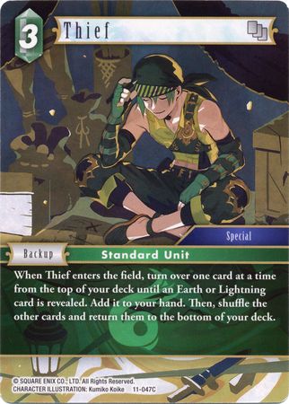 Thief 11 047C Common Opus XI Collection Soldier s Return Singles Thief 11 047C Common Opus XI Collection Soldier s Return Singles