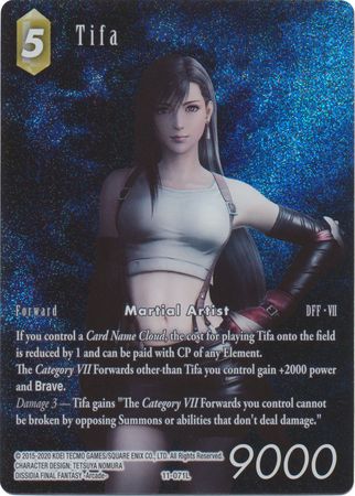 【FFTCG】11-071L　ティファ（フルアートプレミアム） FFTCG】11-071L ティファ（フルアートプレミアム） - メルカリ
