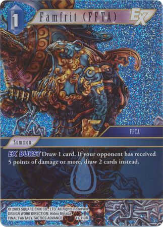 Famfrit FFTA EX 11 113R Rare Foil Famfrit FFTA EX 11 113R Rare Foil