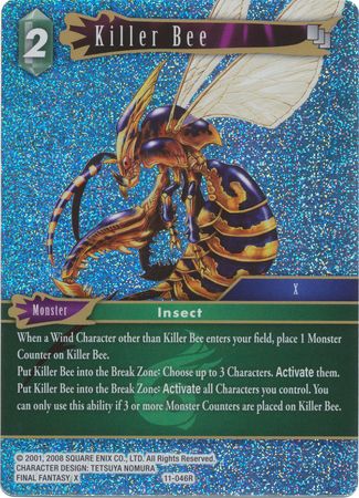 Killer Bee 11 046R Rare Foil Killer Bee 11 046R Rare Foil
