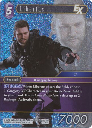 Libertus EX 11 102C Common Foil Opus XI Collection Soldier s Return Foil Singles Libertus EX 11 102C Common Foil Opus XI Collection Soldier s Return Foil Singles