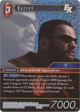 Barret EX 11 131S Starter Foil Opus XI Collection Soldier s Return Foil Singles Barret EX 11 131S Starter Foil Opus XI Collection Soldier s Return Foil Singles