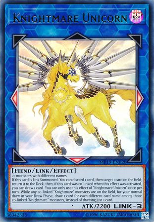 Knightmare Unicorn MP19 EN028 Ultra Rare Unlimited Yu Gi Oh 2019 Mega Tins Gold Sarcophagus Tin Mega Pack Singles Knightmare Unicorn MP19 EN028 Ultra Rare Unlimited Yu Gi Oh 2019 Mega Tins Gold Sarcophagus Tin Mega Pack Singles