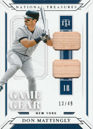 Don Mattingly 2019 National Treasures 13 49 Bat Relic Double Panini Baseball 21165 Don Mattingly 2019 National Treasures 13 49 Bat Relic Double Panini Baseball 21165