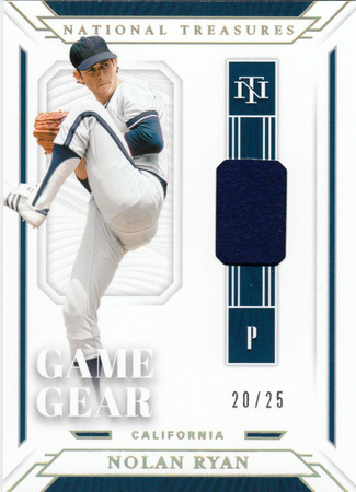 Nolan Ryan 2019 National Treasures 20 25 Jersey Relic Gear Panini Baseball 21176 2019 National Treasures Singles Nolan Ryan 2019 National Treasures 20 25 Jersey Relic Gear Panini Baseball 21176 2019 National Treasures Singles