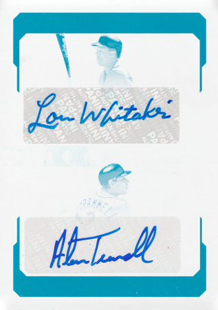 Whitaker Trammel 2019 National Treasures 1 1 Plate Auto Lou Alan Printing 21189 Whitaker Trammel 2019 National Treasures 1 1 Plate Auto Lou Alan Printing 21189