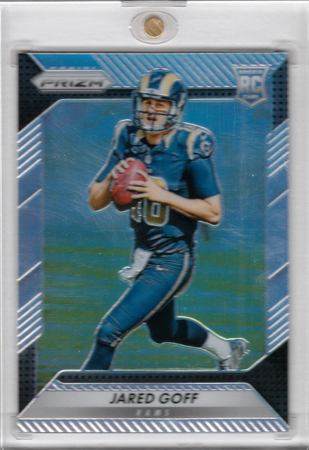 Jared Goff 2016 Panini Prizm Silver Refractor 208 Rookie Centered Panini 21219 Football Trading Card Singles Jared Goff 2016 Panini Prizm Silver Refractor 208 Rookie Centered Panini 21219 Football Trading Card Singles