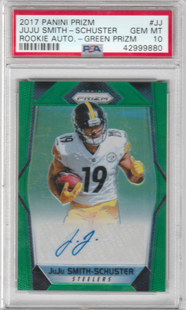 Juju Smith Schuster 2017 Panini Prizm PSA 10 Auto Autograph Green Panini 21223 Juju Smith Schuster 2017 Panini Prizm PSA 10 Auto Autograph Green Panini 21223