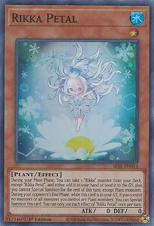 Rikka Petal - SESL-EN014 - Super Rare 1st Edition