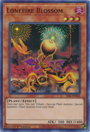 Lonefire Blossom SESL EN040 Super Rare 1st Edition Secret Slayers Singles Lonefire Blossom SESL EN040 Super Rare 1st Edition Secret Slayers Singles