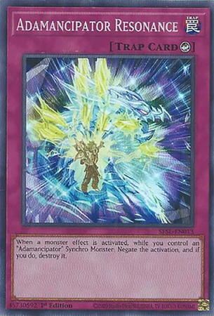 Adamancipator Resonance SESL EN013 Super Rare 1st Edition Secret Slayers Singles Adamancipator Resonance SESL EN013 Super Rare 1st Edition Secret Slayers Singles