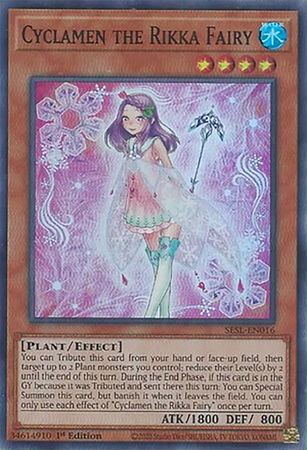 Cyclamen the Rikka Fairy SESL EN016 Super Rare 1st Edition Secret Slayers Singles Cyclamen the Rikka Fairy SESL EN016 Super Rare 1st Edition Secret Slayers Singles