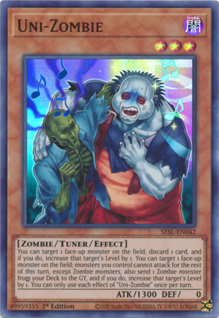 Uni Zombie SESL EN042 Super Rare 1st Edition Uni Zombie SESL EN042 Super Rare 1st Edition