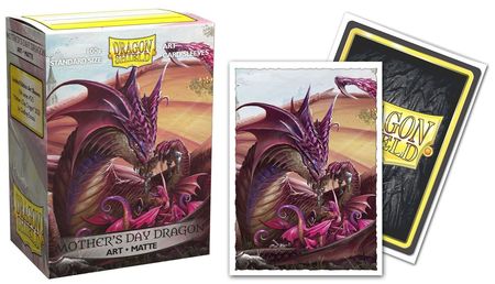 Dragon Shield Matte Mothers Day Dragon Art 100ct Standard Sized Sleeves AT 12048 Sleeves Dragon Shield Matte Mothers Day Dragon Art 100ct Standard Sized Sleeves AT 12048 Sleeves