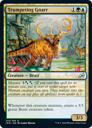 Trumpeting Gnarr 213 274 Ikoria Lair of Behemoths Singles Trumpeting Gnarr 213 274 Ikoria Lair of Behemoths Singles