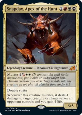 Snapdax Apex of the Hunt 209 274 Ikoria Lair of Behemoths Singles Snapdax Apex of the Hunt 209 274 Ikoria Lair of Behemoths Singles