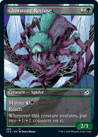 Glowstone Recluse 296 Alternate Art Showcase Ikoria Lair of Behemoths Singles Glowstone Recluse 296 Alternate Art Showcase Ikoria Lair of Behemoths Singles