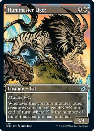 Huntmaster Liger 280 Alternate Art Showcase Ikoria Lair of Behemoths Singles Huntmaster Liger 280 Alternate Art Showcase Ikoria Lair of Behemoths Singles