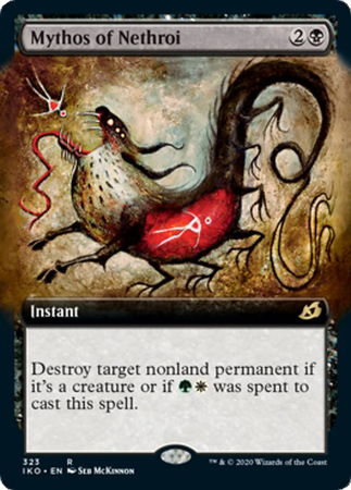 Mythos of Nethroi 323 Extended Art Ikoria Lair of Behemoths Collector Booster Singles Mythos of Nethroi 323 Extended Art Ikoria Lair of Behemoths Collector Booster Singles