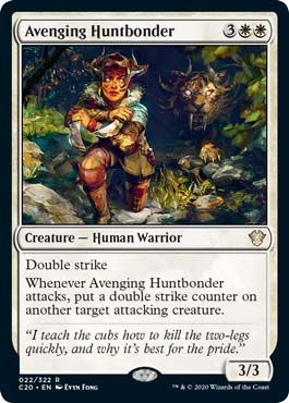 Avenging Huntbonder 022 322 Commander 2020 Singles Avenging Huntbonder 022 322 Commander 2020 Singles