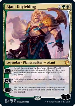 Ajani Unyielding 201 322 Commander 2020 Singles Ajani Unyielding 201 322 Commander 2020 Singles