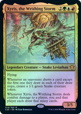 Xyris the Writhing Storm 018 322 Foil Commander 2020 Singles Xyris the Writhing Storm 018 322 Foil Commander 2020 Singles