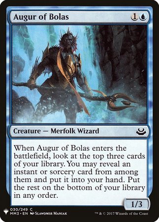 Augur of Bolas Mystery Booster Promo Mystery Booster Singles Augur of Bolas Mystery Booster Promo Mystery Booster Singles