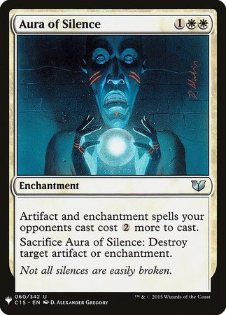 Aura of Silence Mystery Booster Promo Mystery Booster Singles Aura of Silence Mystery Booster Promo Mystery Booster Singles
