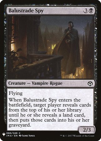 Balustrade Spy Mystery Booster Promo Mystery Booster Singles Balustrade Spy Mystery Booster Promo Mystery Booster Singles
