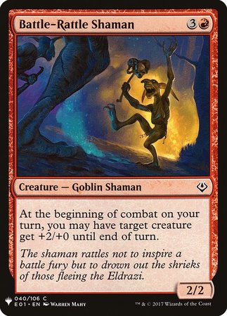 Battle Rattle Shaman Mystery Booster Promo Mystery Booster Singles Battle Rattle Shaman Mystery Booster Promo Mystery Booster Singles
