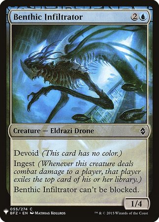 Benthic Infiltrator Mystery Booster Promo Mystery Booster Singles Benthic Infiltrator Mystery Booster Promo Mystery Booster Singles