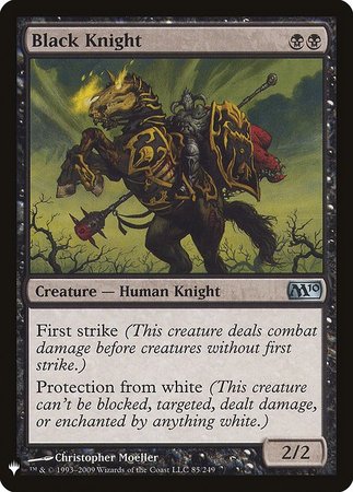 Black Knight Mystery Booster Promo Black Knight Mystery Booster Promo