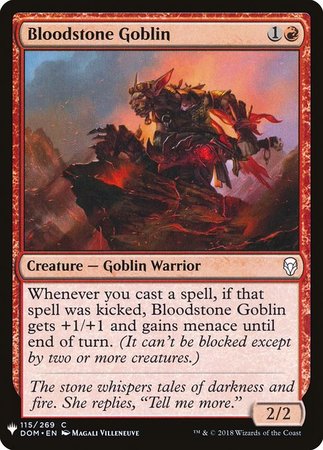 Bloodstone Goblin Mystery Booster Promo Mystery Booster Singles Bloodstone Goblin Mystery Booster Promo Mystery Booster Singles