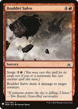 Boulder Salvo Mystery Booster Promo Mystery Booster Singles Boulder Salvo Mystery Booster Promo Mystery Booster Singles