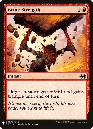 Brute Strength Mystery Booster Promo Mystery Booster Singles Brute Strength Mystery Booster Promo Mystery Booster Singles