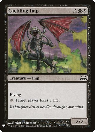 Cackling Imp Mystery Booster Promo Mystery Booster Singles Cackling Imp Mystery Booster Promo Mystery Booster Singles