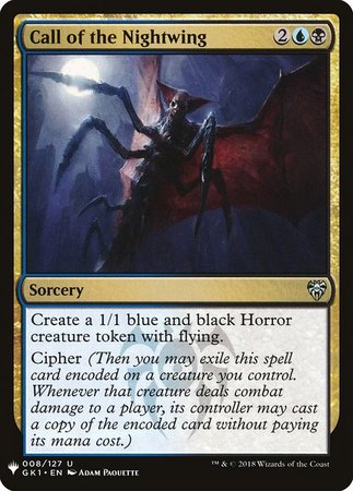 Call of the Nightwing Mystery Booster Promo Mystery Booster Singles Call of the Nightwing Mystery Booster Promo Mystery Booster Singles