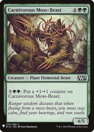 Carnivorous Moss Beast Mystery Booster Promo Mystery Booster Singles Carnivorous Moss Beast Mystery Booster Promo Mystery Booster Singles